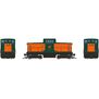 HO GE 44 Tonner Switcher Locomotive with DCC & Sound, NH Warm Orange #0801