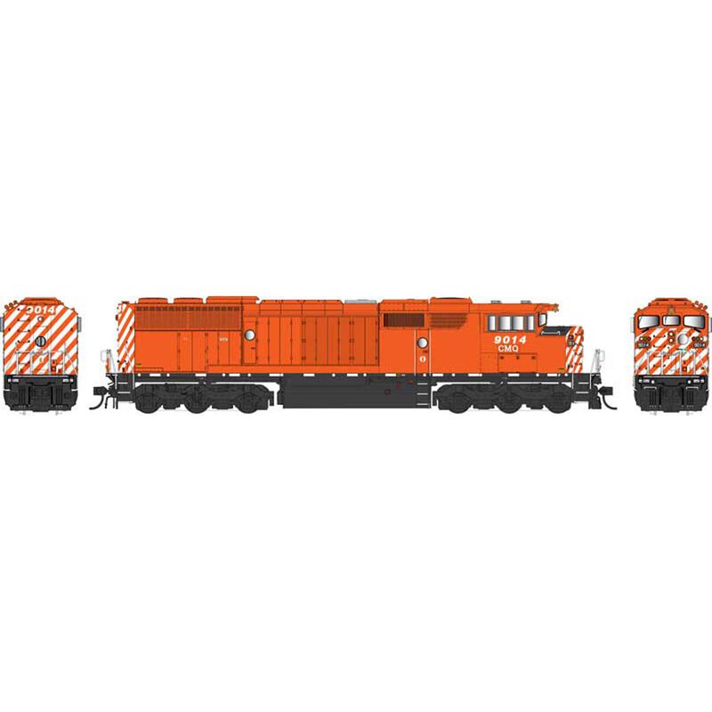 HO SD40-2F w DCC & Sound CM&Q Red #9014
