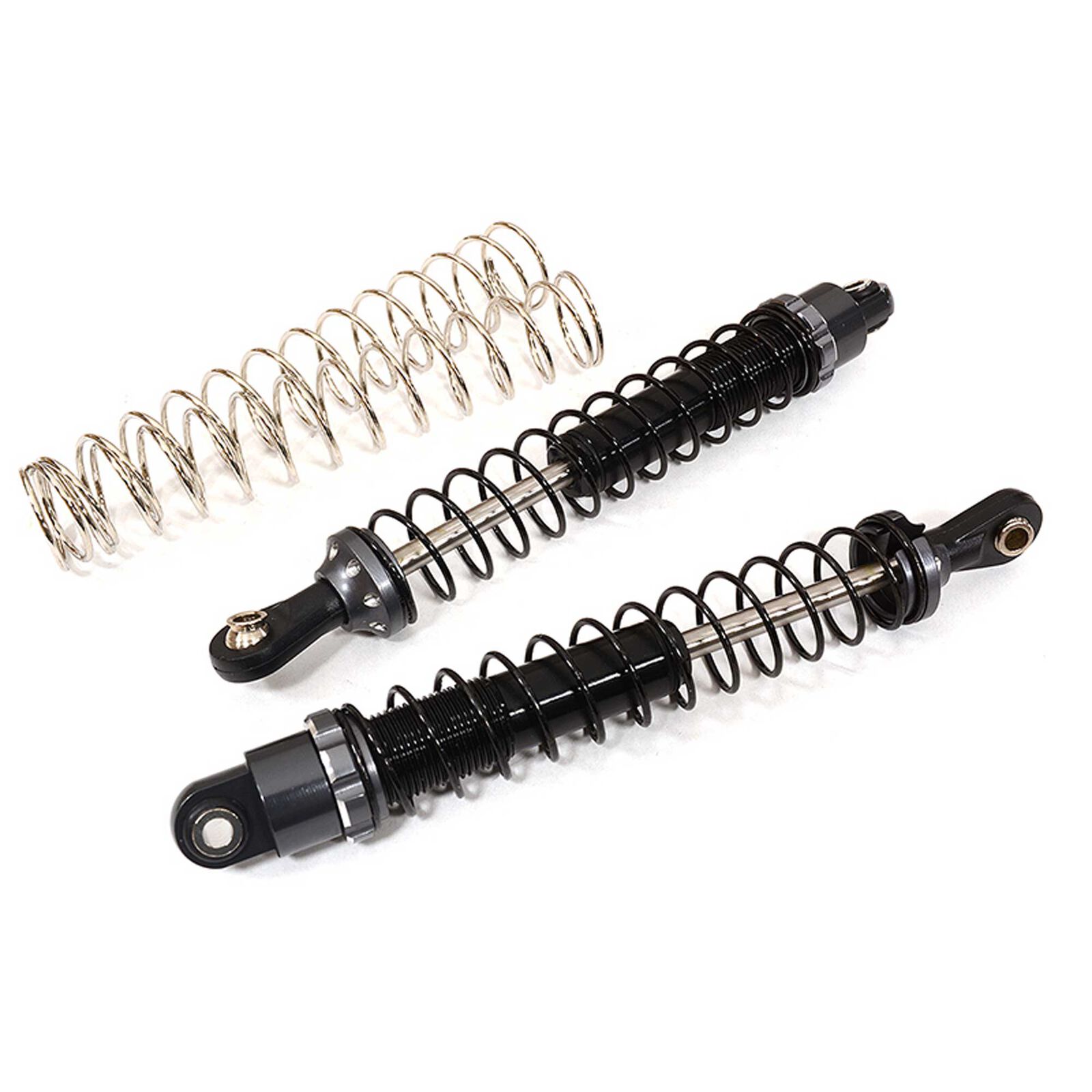 1/10 100mm Shock Set, Gun Metal: Rock Crawler (2)