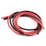 3' Red and Black 12 Gauge Ultra Wire
