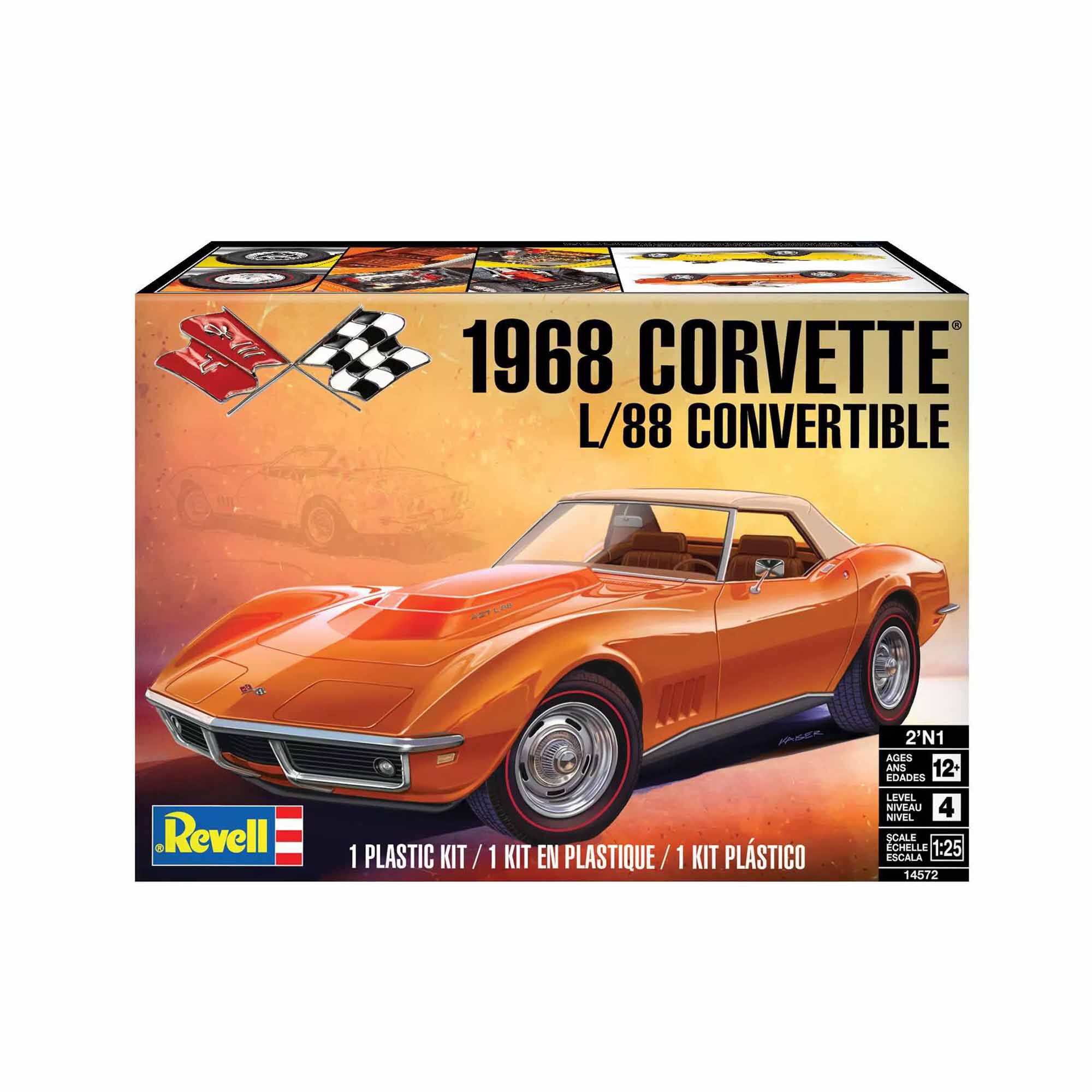 CARRERA REVELL OF AMERICAS INC 1/25 1968 Corvette L-88 Roadster