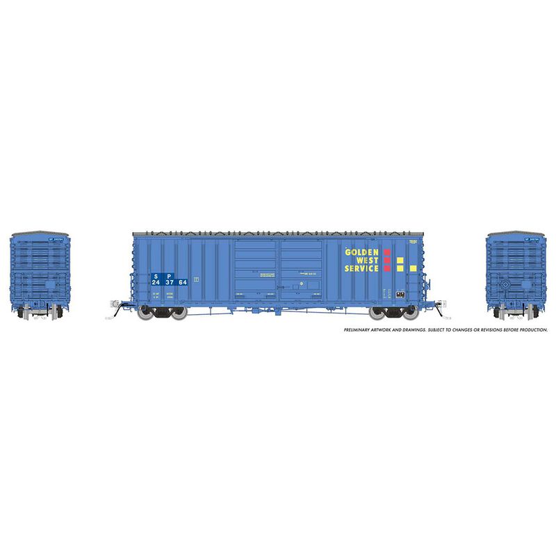 HO PCF B70 Boxcar Golden West with SP Patch (6)