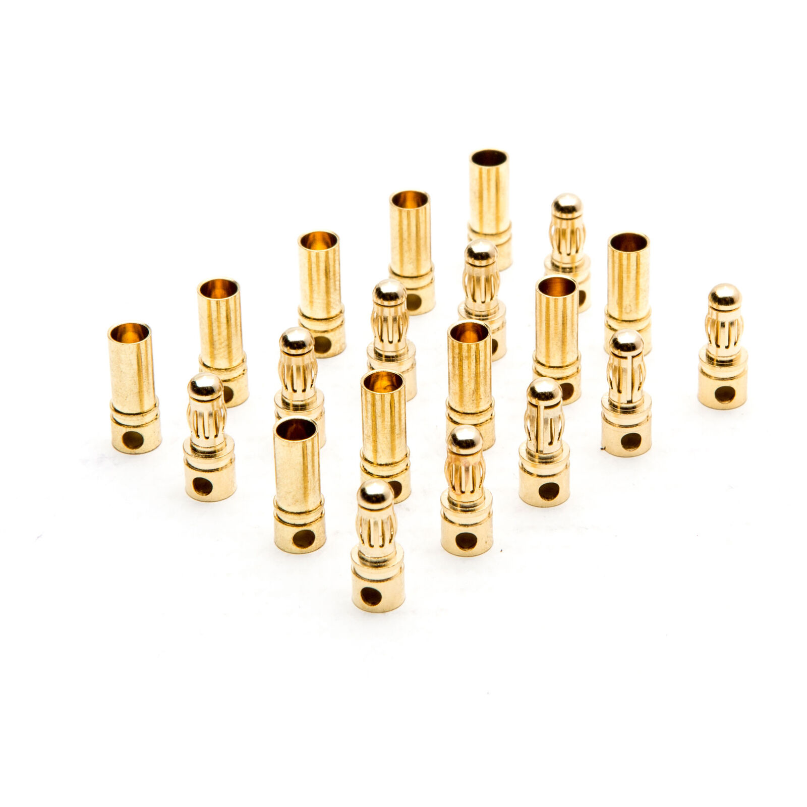 Connector: Gold Bullet Set, 3.5mm (10)