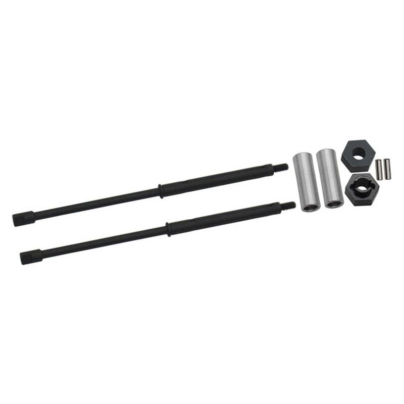 Dually Wheels Steel Drive Rear Axles: SCX24, AX24