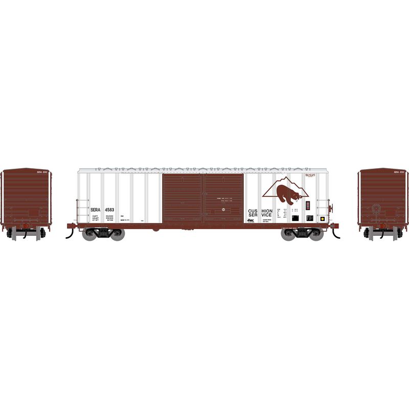 HO ATH 50' FMC 5077 Centered Double Door Box Car, SERA #4583