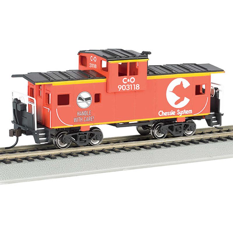 HO 36' Wide Vision Caboose Chessie Orange #903118