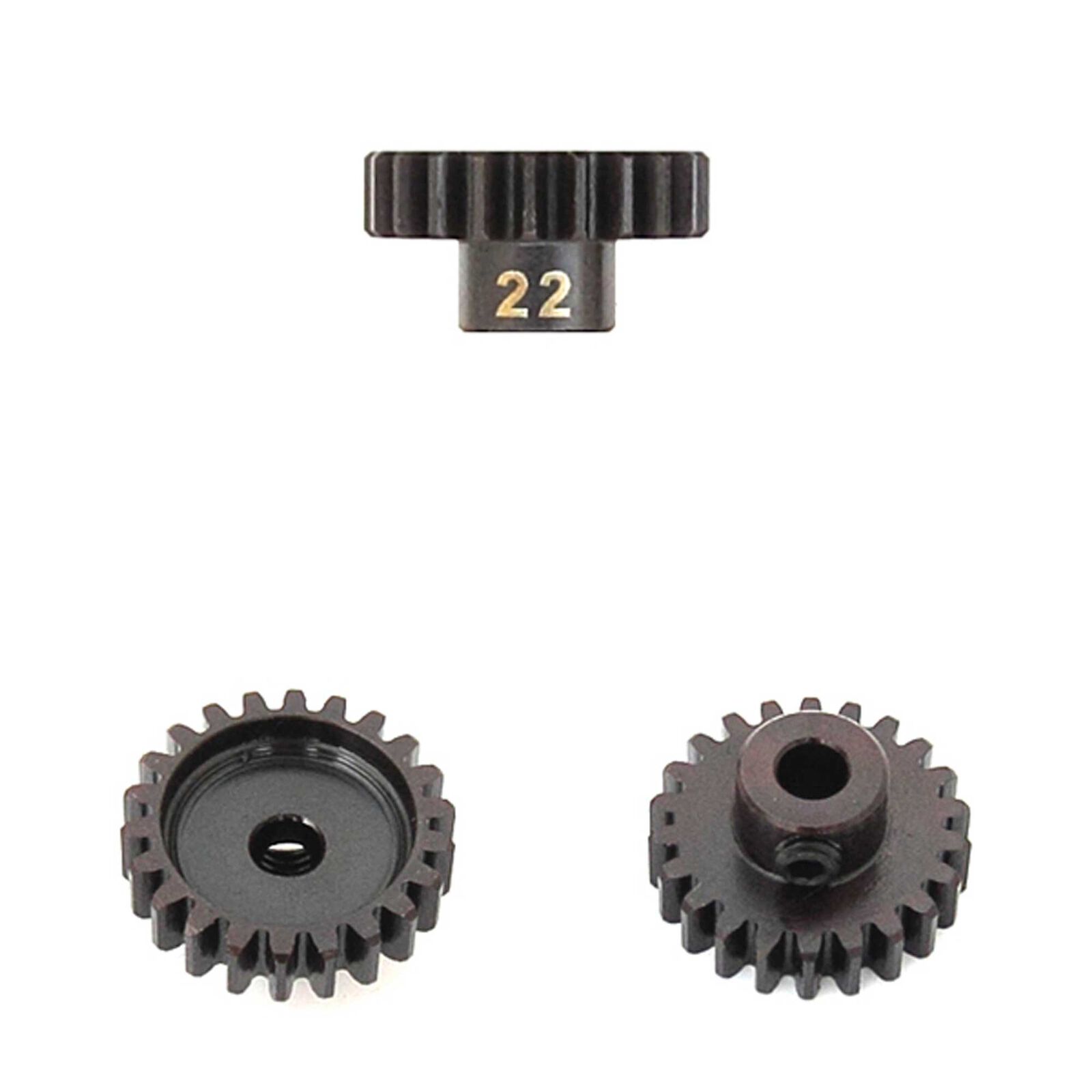 M5 Pinion Gear, 22T, MOD1, 5mm Bore, M5 Set Screw