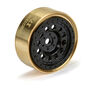 1/24 Rock Shooter Brass F/R 1.0" 7mm Crawler Wheels (2) Black
