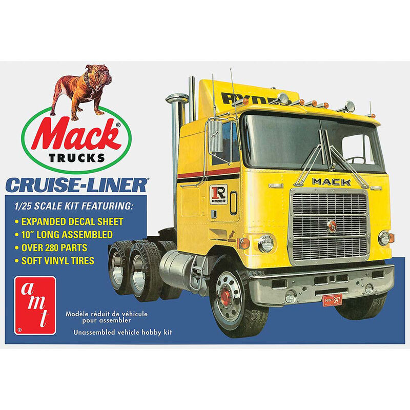 1/25, Mack Cruise-Liner Semi Tractor, Model Kit