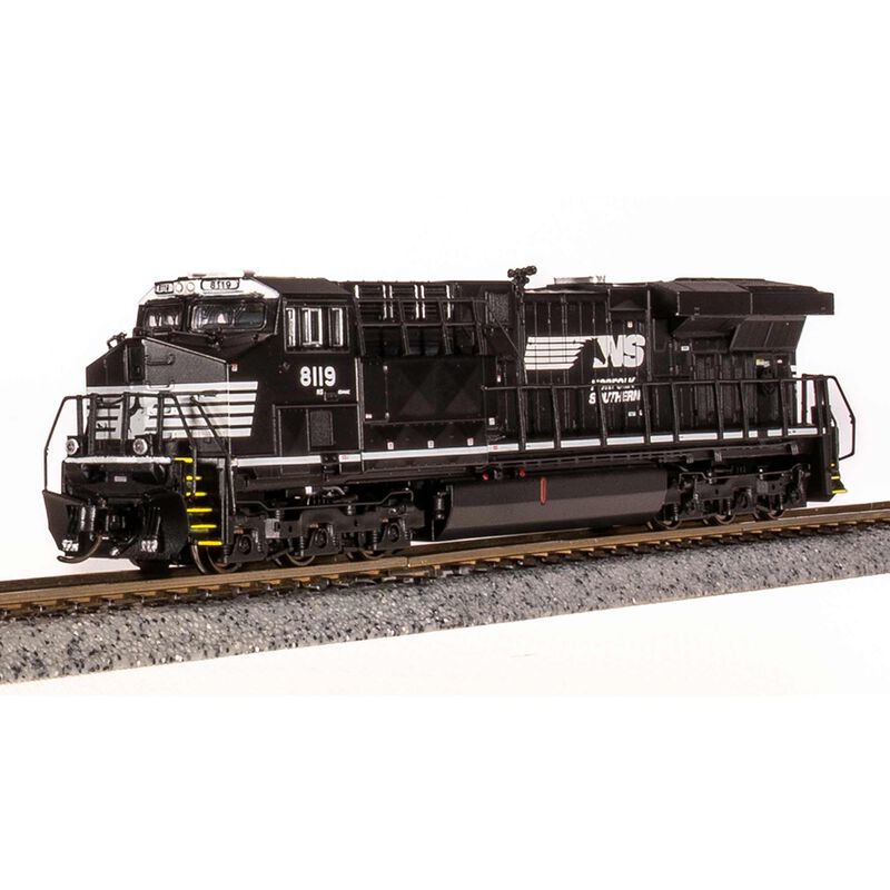 N GE ES44AC Locomotive, Black & White, Paragon4, NS #8140