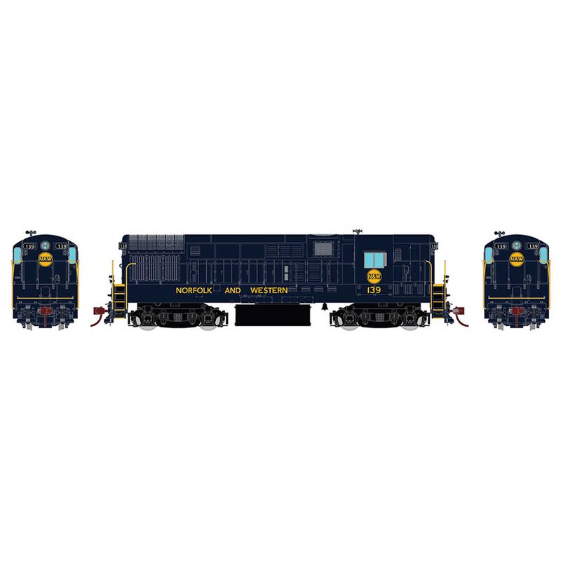 HO Scale H16-44 DC/DCC/S N&W Blue Scheme #143