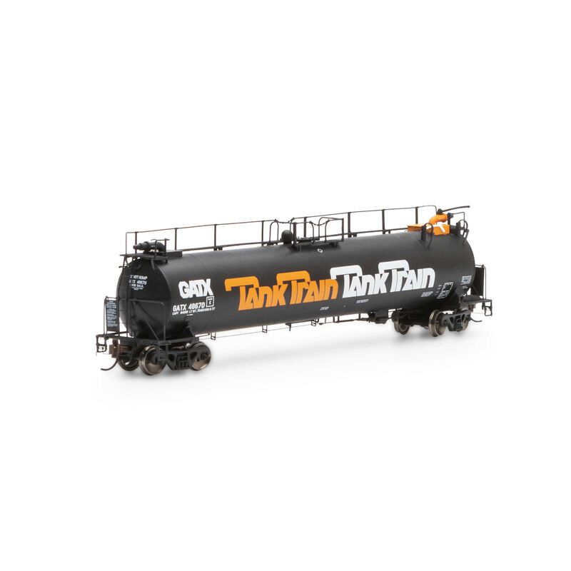 HO TankTrain Intermediate,GATX/Orange Letter#48670
