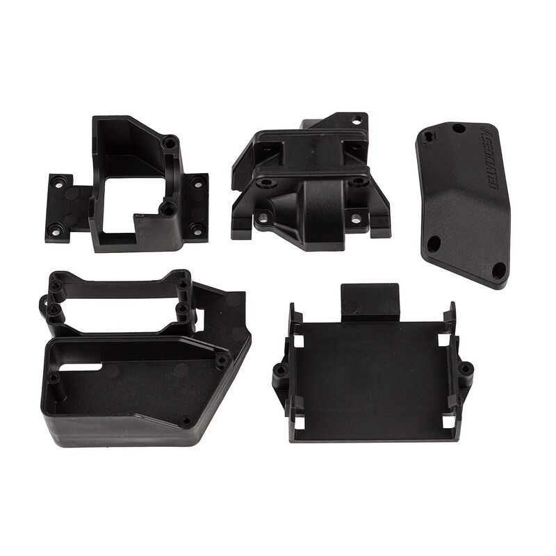 Center Gearbox, ESC Tray & Receiver Box Set, 1/7 Team Associated SR7