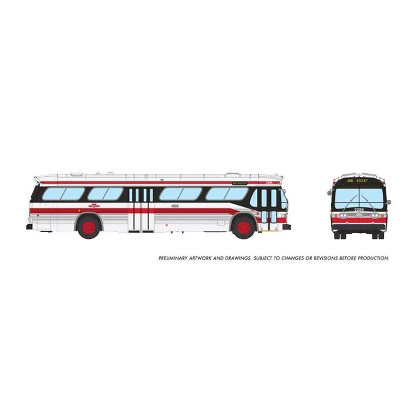 HO 1/87 New Look Bus (Deluxe): TTC - Modern scheme: #2286