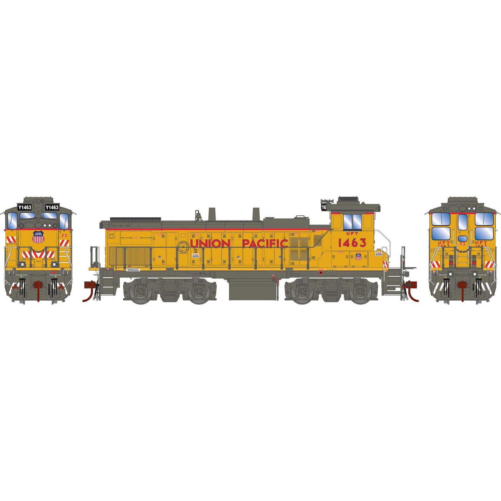 HO MP15AC Locomotive, UPY #1463