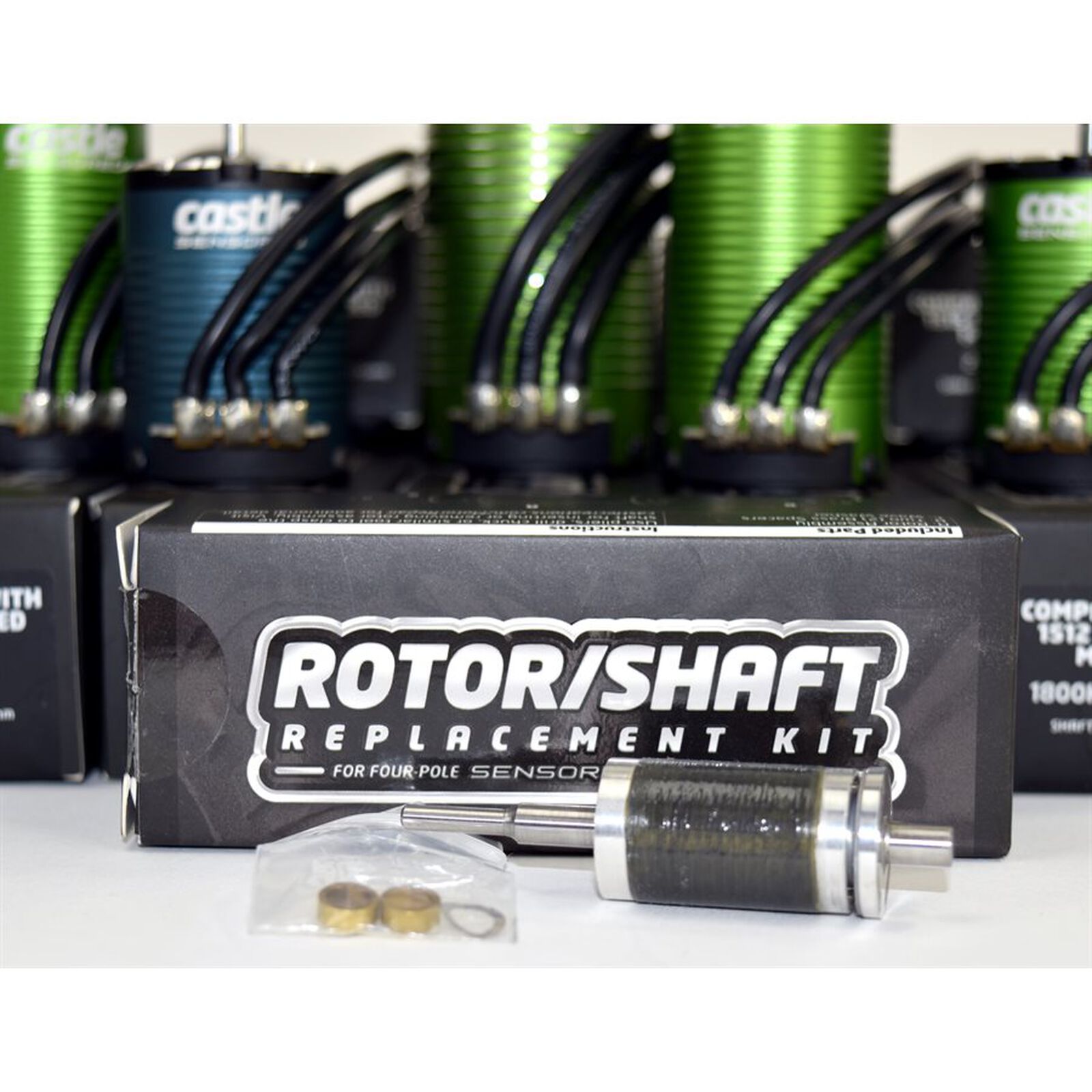 Rotor/Shaft Replacement Kit:1512-1800Kv, 2650Kv