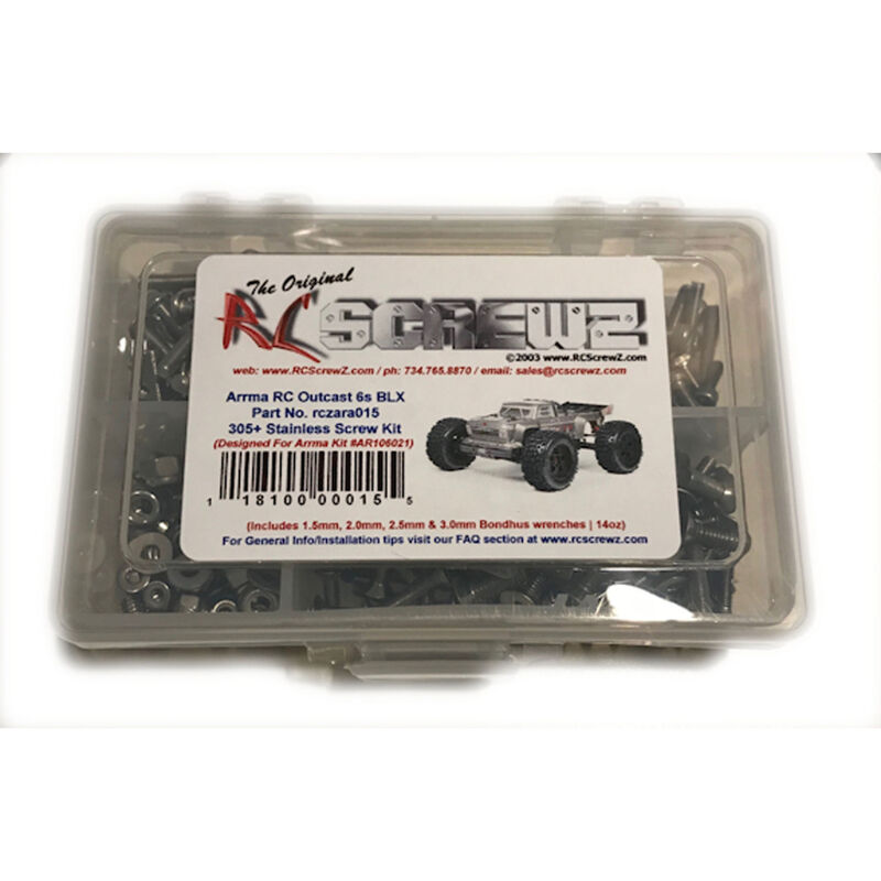 Stainless Steel Screw Set: ARRMA OUTCAST 6S BLX
