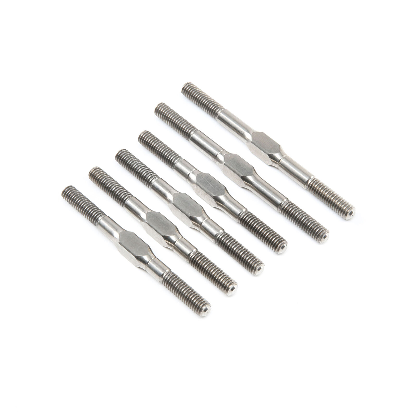 Turnbuckle Set, Titanium (6): 5IVE B, MINI WRC