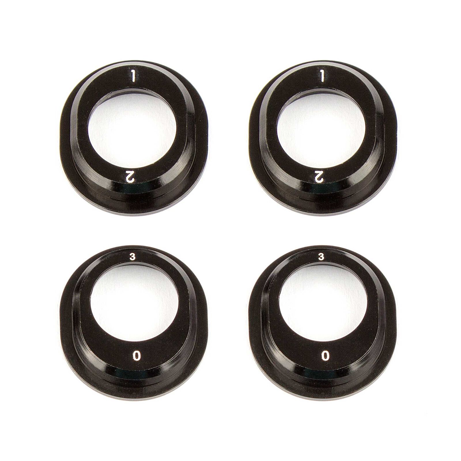 B6.1 Aluminum Differential Height Inserts black