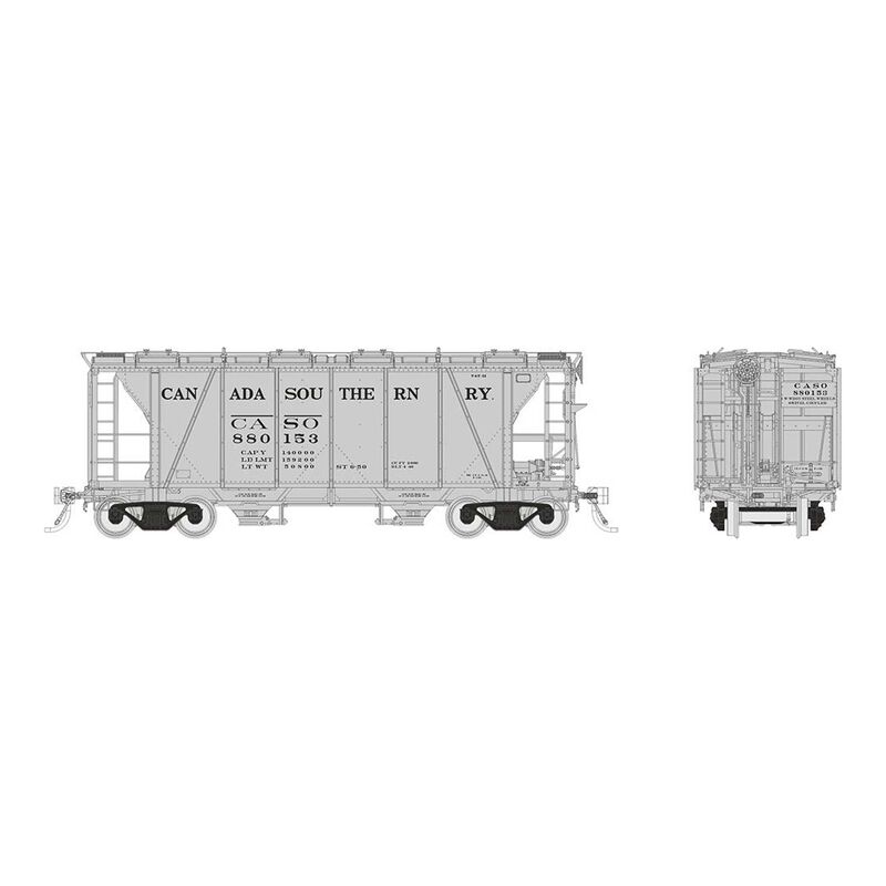 HO Enterprise Covered Hopper: Canada Southern (3)