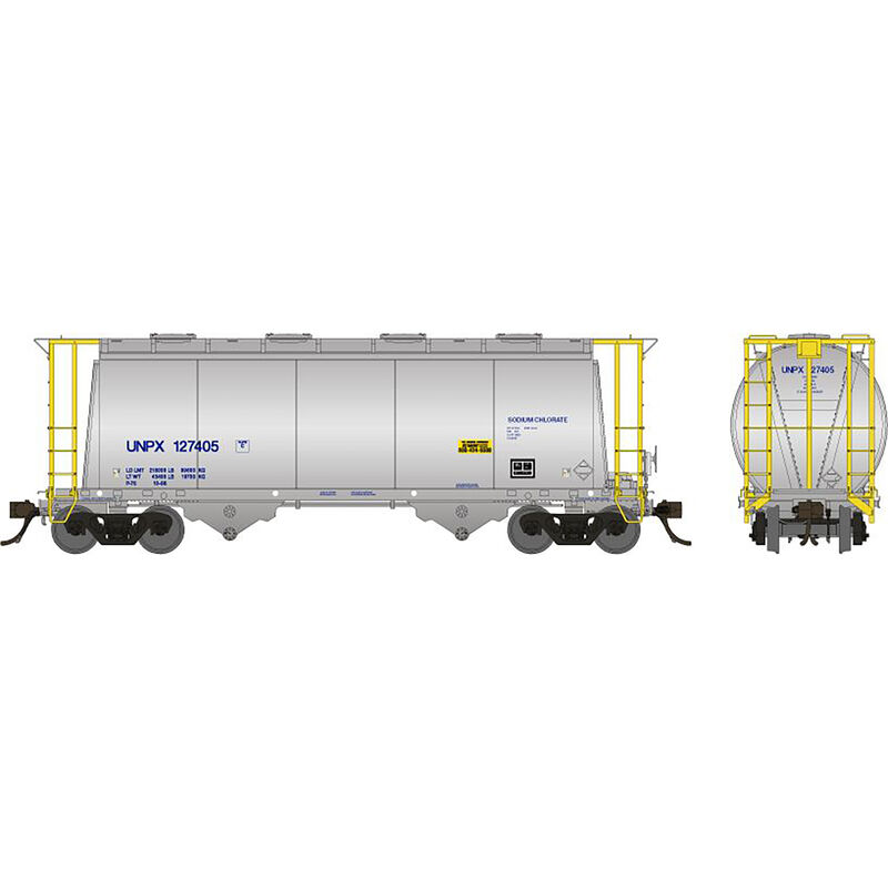 HO Procor 3000 cu ft Hopper No Worldmark #3 (6)