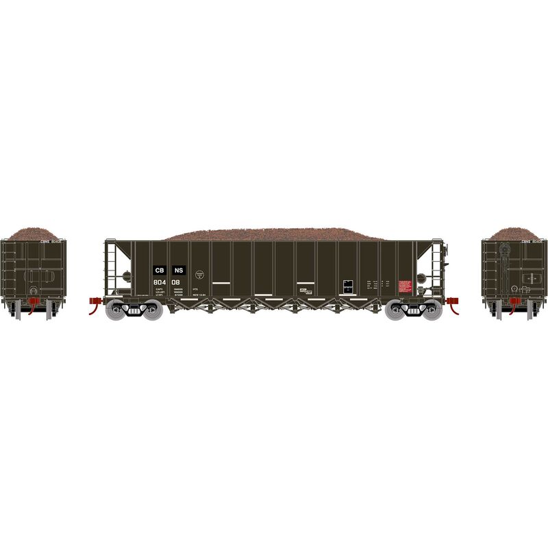 HO RTR 5-Bay Rapid Discharge Hopper CBNS #80408