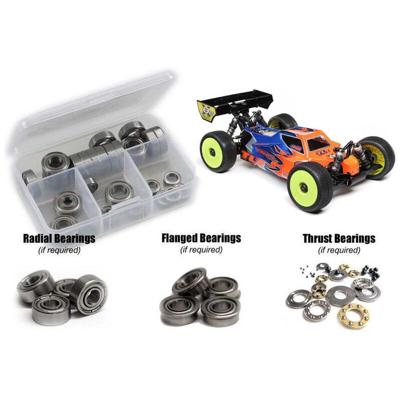 Team Losi 8IGHT-X/E 2.0 Combo 4X4 (#TLR04012) Metal Shielded Bearing Kit