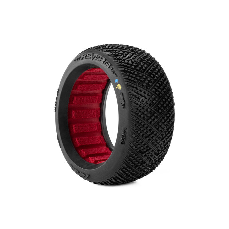 AKA PRODUCTS, INC. 1/8 Reverb Soft Long Wear Front/Rear Off-Road Buggy Tires (2)