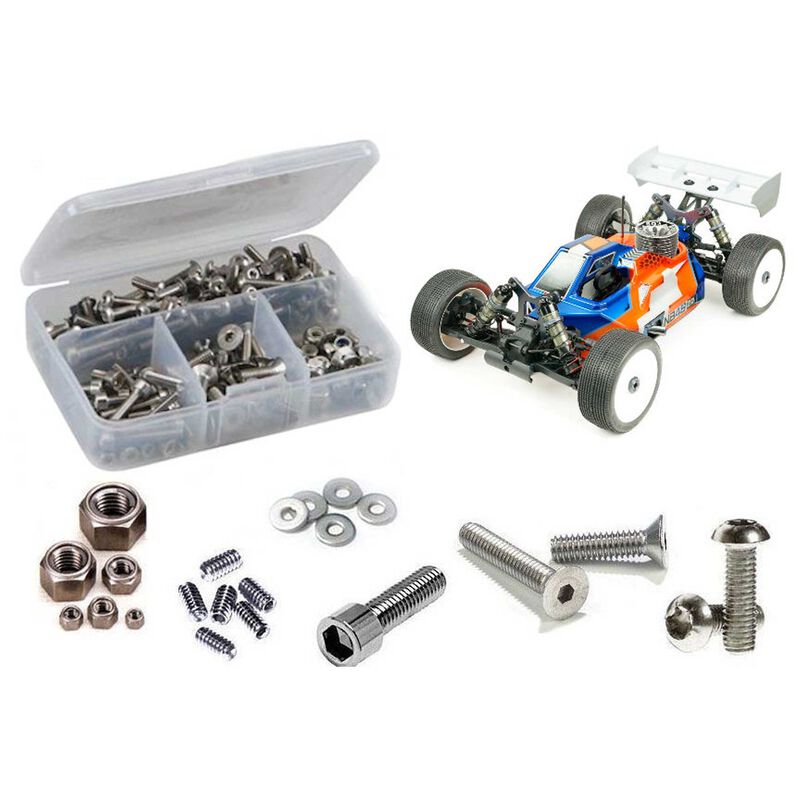 Stainless Steel Screw Kit: 1/8 Tekno RC NB48 2.1