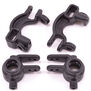Caster & Steering Blocks Black: Slash 4X4, ST 4X4 (2)