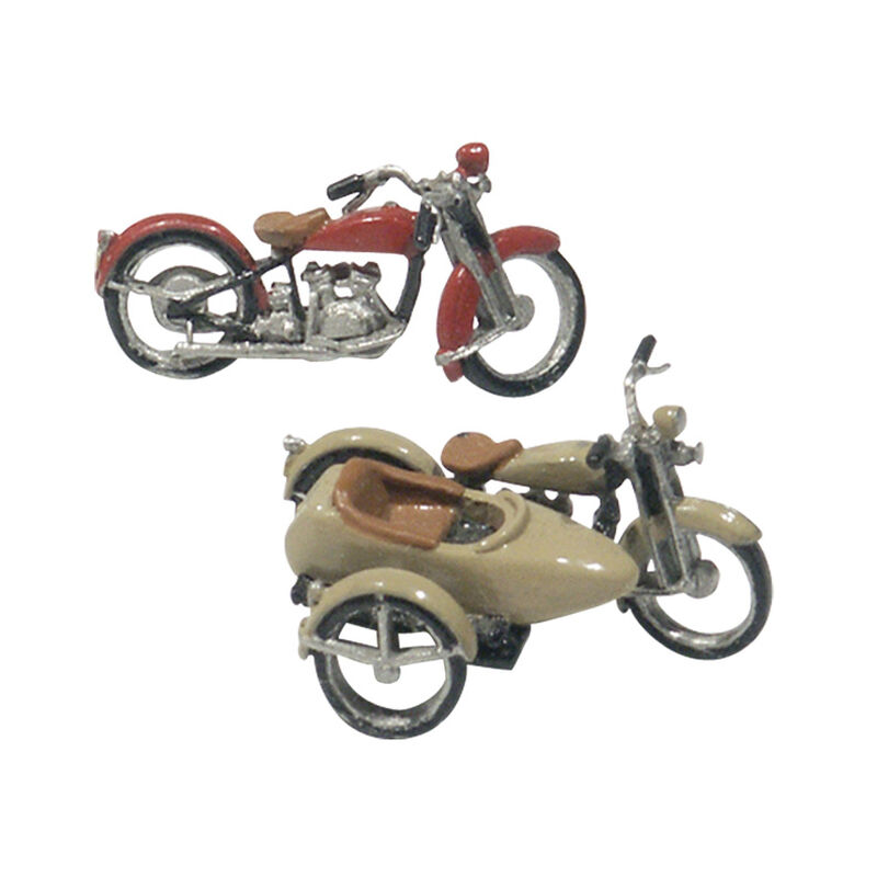 HO Motorcycles & Sidecar
