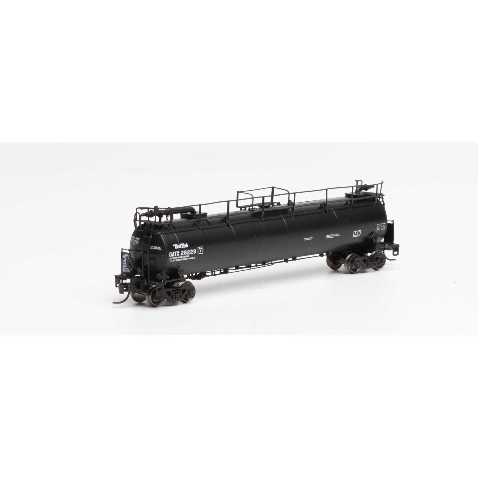N TankTrain Intermediate, GATX/Black Letter #28229