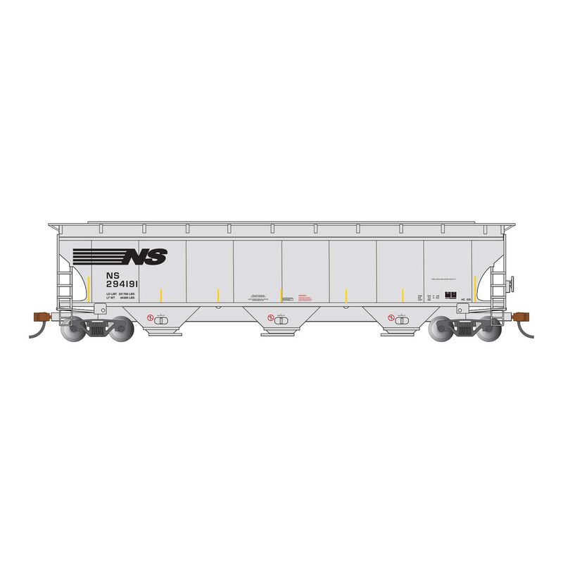 HO Trinity 5161 3-Bay Covered Hopper - Norfolk Southern #294191
