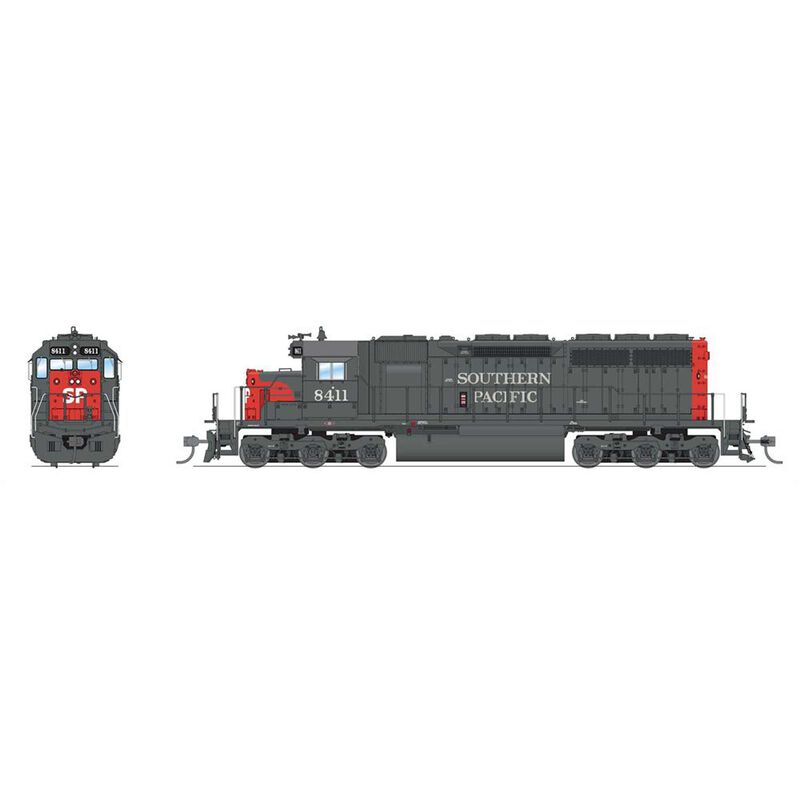 HO, EMD SD40, SP 8411, Bloody Nose, Paragon  4