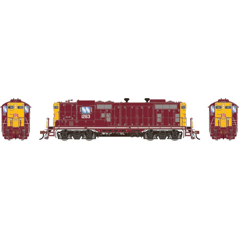 HO GEN GP7 Locomotive, Primed For Grime RI #1263