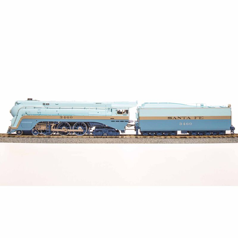 HO Blue Goose Locomotive with Paragon4, ATSF #3460 (on tender)