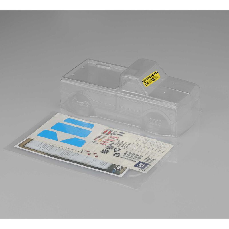 1/24 1970 Chevy K10 Clear Body: SCX24