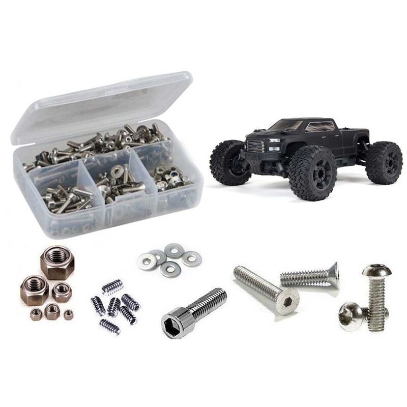 Stainless Steel Screw Kit, 1/10 ARRMA Big Rock 3S BLX