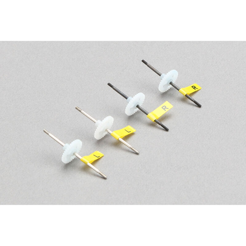 Prop Shaft with Gear (2 Left & 2 Right): UMX B-17G