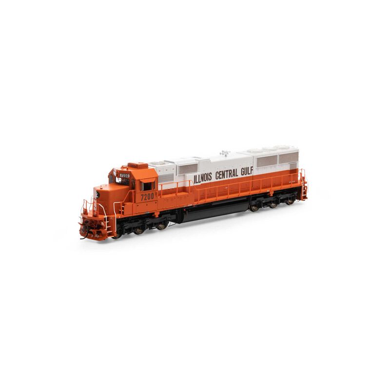 HO SD70 with DCC & Sound, Illinois Central Gulf #7200