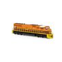 HO SD60M with DCC & Sound, B&P/Orange/Yellow #3890