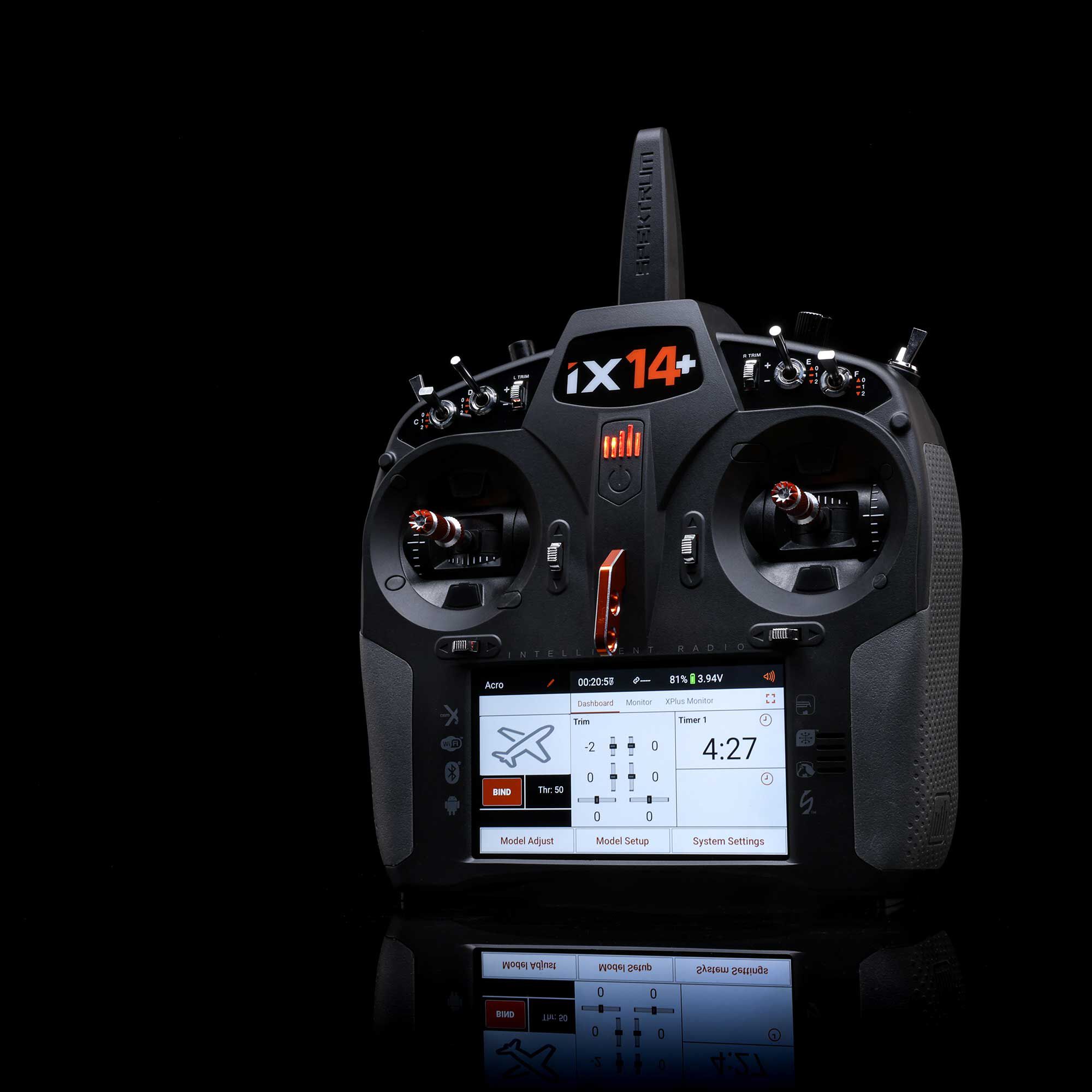 Spektrum iX14+ 20-Channel DSMX Transmitter Only | Tower Hobbies