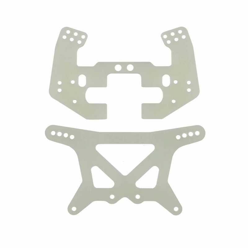 4WD Front & Rear Shock Towers, 1/10 Team Associated RC10