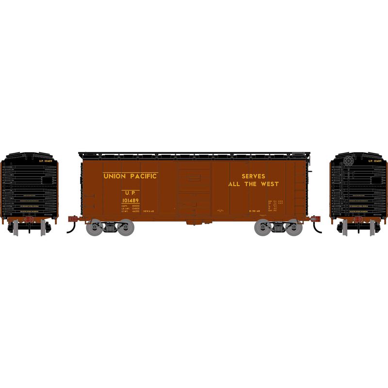 HO ATH 40' Superior Door Box Car, UP #101489