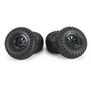 1/30 Aztek Front/Rear Mounted Black Clobber (4) for Axial SCX30