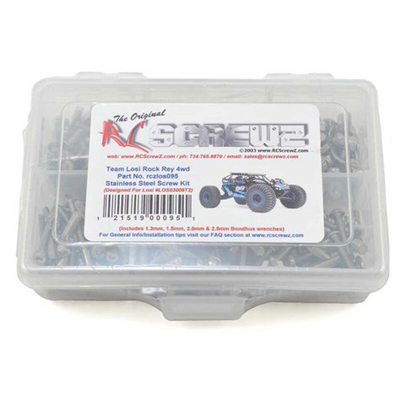 Stainless Steel Screw Set: Losi Rock Rey 4WD