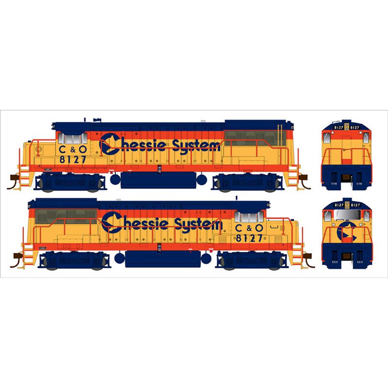 U25B Chessie, C&O PH IIa #8113