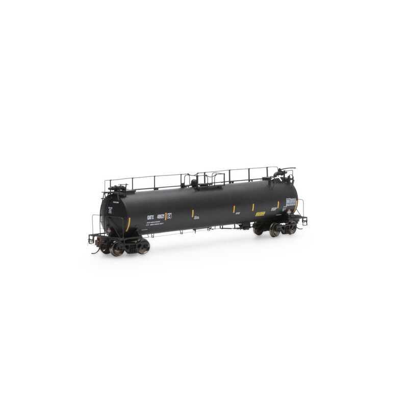 HO TankTrain Intermediate,GATX/Yellow Stripe#48621