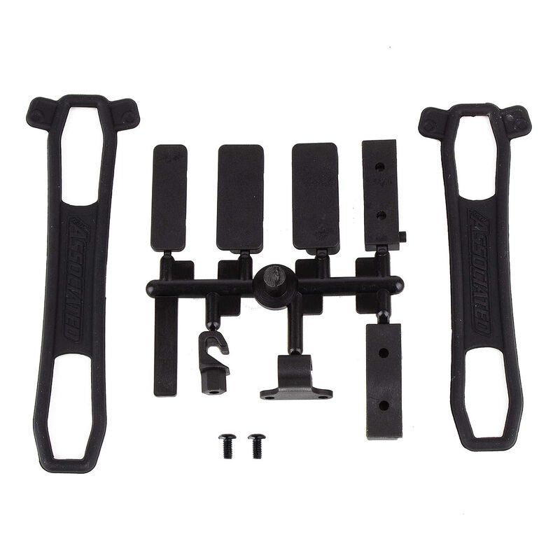 Battery Mount Set, 1/10 Team Associated RC10B74.2