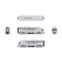 HO EMD F3A Locomotive, CBQ 9960C, Aluminum Black Stripes with Paragon4